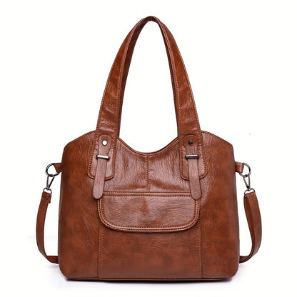 👜Nuevo bolso retro de hombro para mujer de cuero natural, disponible en seis colores💓