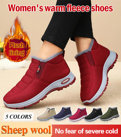 🔥【35-48】Unisex zimní boty s plyšovou podšívkou - teplé, pohodlné a protiskluzové do chladného počasí.