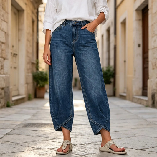 👖💥Nove kavbojke z visokim pasom in širokimi hlačnicami za leto 2026 | Velikosti S-3XL