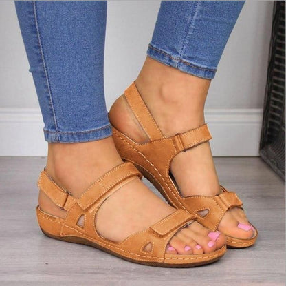 ✨ 50% popust 🔥【Velikost 35-43】Ženski mehki in udobni sandali iz pravega usnja ✅️Plačilo po povzetju