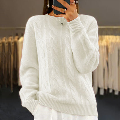 🔥【S-XL】 jesienny i zimowy nowy, jednokolorowy, wysokiej jakości wełniany sweter